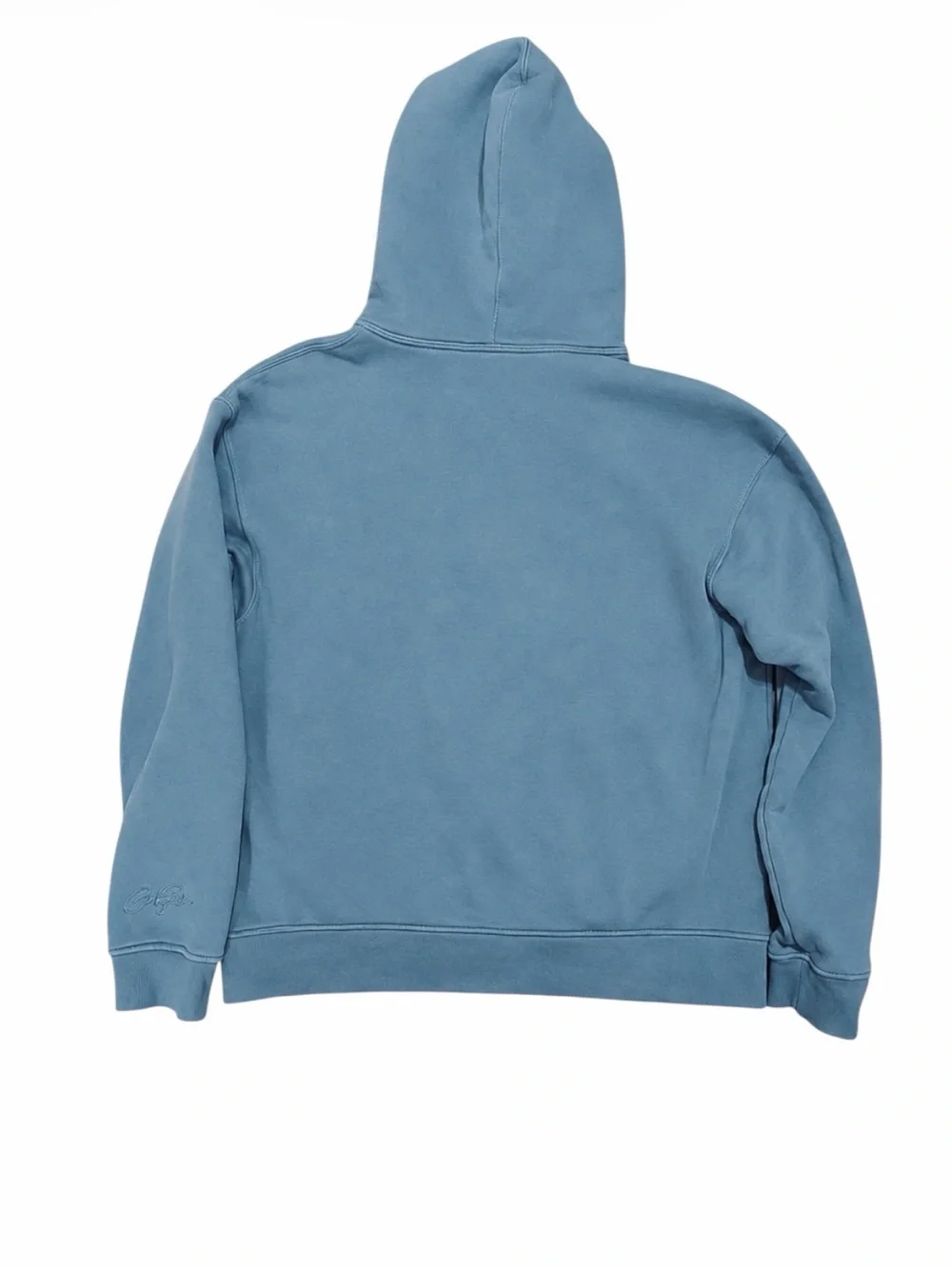 Jordan Jumpman Full Zip Hoodie Blue Size Large Embroidered Logo Streetwear